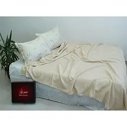 Комплект постільної білизни TAG Tekstil літній піке 000224403 (NP-09)