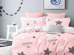 Комплект постільної білизни з компаньйоном TAG Tekstil R7623 Двоспальний