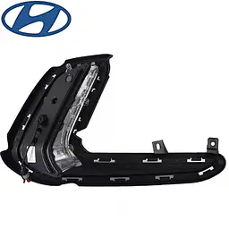 LED Протитуманні фари для Hyundai Elantra 2016-2018 12V DRL з проводкою (HY-401-LED) - мініатюра 2