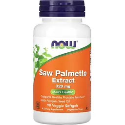 Натуральная добавка Now Saw Palmetto 320 мг 90 капсул