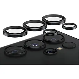 Захисне скло на камеру Monblan Metal Ring Series для Samsung Galaxy S24 Ultra Black [111335] - мініатюра 2