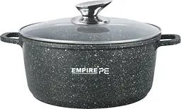 Каструля з кришкою Empire Блек EM-7319 16 см 1 л чорна