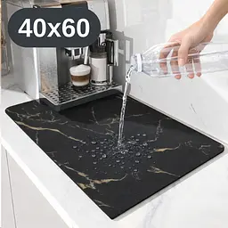 Антиковзаючий кухонний килимок 40×60 см — абсорбуючий для сушіння посуду та під кавоварку KT8001535