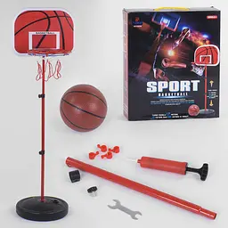 Баскетбольне кільце A-toys на стійці 122-130 см з м'ячем і насосом YF8808-1