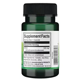 Стимулятор тестостерону Swanson Dhea Maximum Strength 100 мг 60 капсул - мініатюра 2