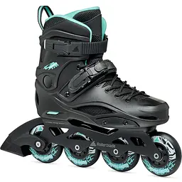 Ролики Rollerblade RB 80 Women 230 Чорний-Блакитний