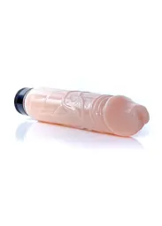 Реалістичний вібратор B - Series EasyLove Boss Juicy Jelly 22 см тілесний - мініатюра 5