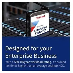 Жорсткий диск Toshiba MG10-D Series Enterprise 10TB MG10ADA10TE 3.5 SATA III - мініатюра 3