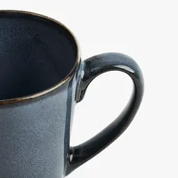 Чашка  МВМ My Home Фйорд 443 мл глибокий синій (KP-136 DEEP BLUE) - мініатюра 4