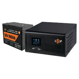 Комплект резервного живлення LP (LogicPower) ДБЖ + літієва (LiFePO4) батарея (UPS 1500VA + АКБ LiFePO4 1280W)