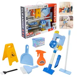 Ігровий набір інструментів для прибирання Simulation Cleaning Kit з пилососом та кульками (096-58A)