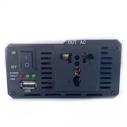 Автомобільний інвертор Aton Solar Power Inverter 006 модифікована синусоїда Red 1 розетка 1 USB з 12V на 220V 1000W (11032) - мініатюра 2