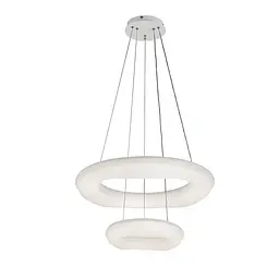 Люстра стельова LED Levistella 797MD6008 (550+300), 80W, три режими світла, діаметр 300+550 мм, пульт, сучасний стиль - мініатюра 3