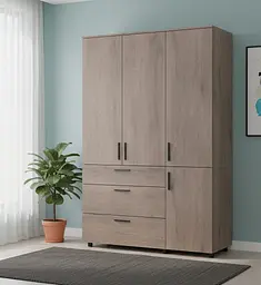 Шафа для одягу Doros Торн Кремона Канноло 3 ДСП/3Ш (штанга) 135х51.6х200 (44900477)