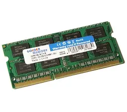 Пам'ять SO-DIMM, DDR3, 8Gb, 1600 MHz, 1.35V Golden Memory teh0023996