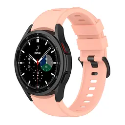 Браслет RiccoOne для Samsung Galaxy Watch 6 Classic 43mm 6 Classic 47mm - рожевий ширина кріплення 20мм силікон Watchbands (W29-0WB60493593) - мініатюра 2
