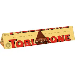 Шоколад молочний Toblerone з медово-мигдальною нугою 360 г
