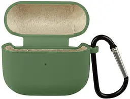 Кейс TOTO Apple AirPods Case 3 gen with hook Pine Green #16