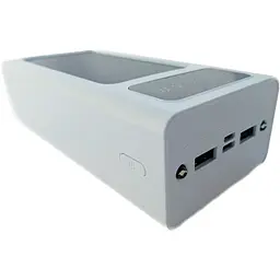Павербанк Solar Power Bank 4 в 1 із сонячною панеллю, екраном, ліхтариком 50000 mAh White (11223) - мініатюра 2