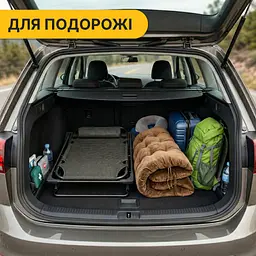 Розкладне крісло ліжко з оксамитовим матрацом LEOBRO Brown (LB-FCB-G4-BRN) - мініатюра 4