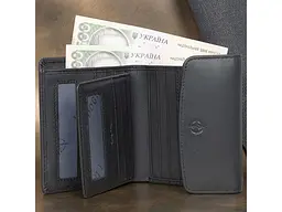 Гаманець жіночий натуральна шкіра Cortina 5087 nero Чорний 13,5x10 см TONY PEROTTI acs0032595 - мініатюра 2