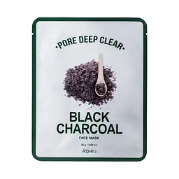 Тканевая маска для лица A'PIEU Pore Deep Clear Black Charcoal Mask, 25 мл