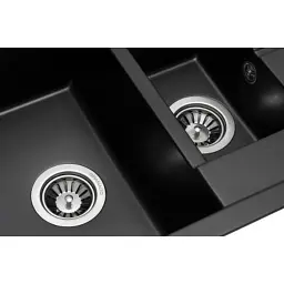 Мийка кухонна GRANADO LEON black shine (gr1001) - мініатюра 4