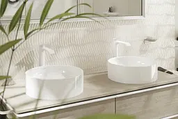 Умивальник Hansgrohe Xuniva S накладний 400x400 без переливу SmartClean white 61071450 - мініатюра 6