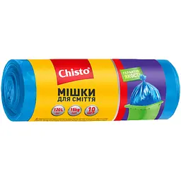 Мешки для мусора Chisto, 120 л, 10 шт.