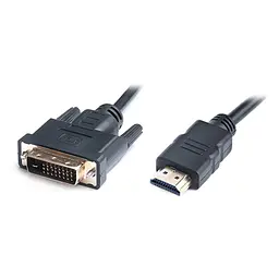 Кабель мультимедійний HDMI M to DVI M 1.8m 18+1pin REAL-EL (EL123500013) - мініатюра 2