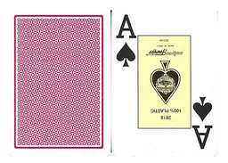 Карти гральні United States Playing Card Company Fournier 2800 Titanium Jumbo Index (red) (1028935-1) - мініатюра 2