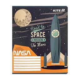 Зошит Kite NASA, 12 аркушів, клітинка (NS25-232), в асортименті - мініатюра 7