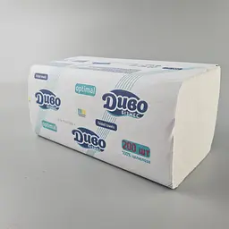 Листові паперові рушники, SoffiPro Optimal, 2-шарові, білий, 200 аркушів, 230ммx250мм, 160 в упаковці