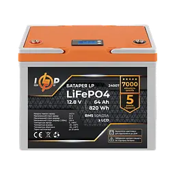 Комплект резервного живлення LP (LogicPower) ДБЖ + літієва (LiFePO4) батарея (UPS В500+ АКБ LiFePO4 819W) - мініатюра 4