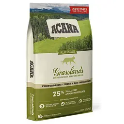 Сухий корм Acana Grasslands Cat 0.34 кг для котів усіх порід та віку (ягня, качка, судак)