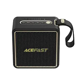 Акустика портативна - бездротова колонка ACEFAST K3 Nano portable wireless speaker IPX6 BT5.4 46W до 12 годин чорна