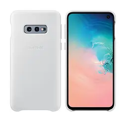 Чохол шкіряний протиударний Official Leather Cover EF-VG970LWEGRU для Samsung Galaxy S10e White