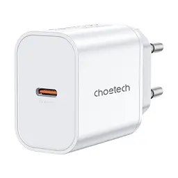 Мережевий зарядний пристрій Choetech PD3042 mini PD45W USB-C White (43-00156)