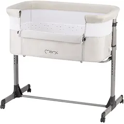 Ліжечко приставне Momi Revo Light Grey