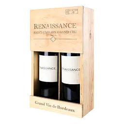 Набір вина Chateau Les Religieuses Renaissance, 2012&2015, червоне, сухе, 12,5%, 0,75 л - мініатюра 2