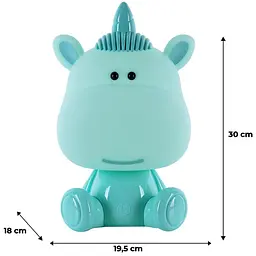 Світильник-нічник Kite LED з акумулятором Unicorn зелений (K24-491-1-4) - мініатюра 5