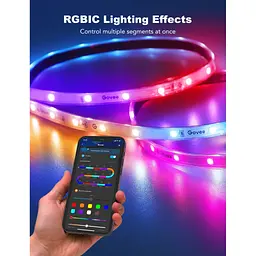 Світлодіодна стрічка Govee Phantasy Outdoor LED RGBIC Strip Lights 10м Білий (H61723D1) - мініатюра 10