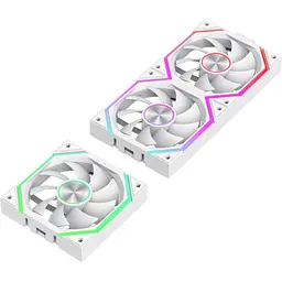 Комплект вентиляторів GameMax FN12A-N2 WL-W AURA 3*120мм PWM - мініатюра 2