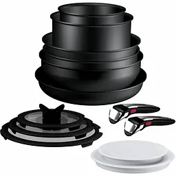 Набір посуду Tefal Ingenio Excellence+ 13 предметів чорний (P0009753) - мініатюра 2