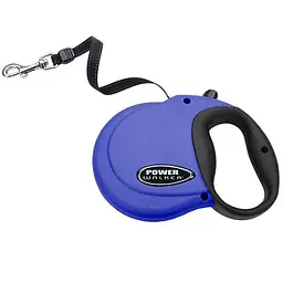 PowerWalker рулетка-Повідець для собак 5 м (08701_BLUSML)