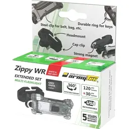 Ліхтар-брелок ArmyTek Zippy WR Extended Set Grey (F09101G) - мініатюра 7