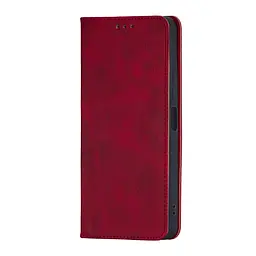 Чохол-книжка Premium Xiaomi Redmi 12 4G/Redmi 12 5G Dark Red