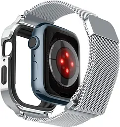 Ремінець Spigen Metal Fit Pro для Apple Watch 42/44/45mm Silver [ACS04584] [85168] - мініатюра 2