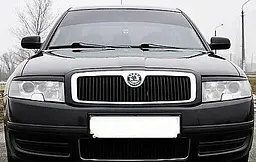 Вії фар Fly для Skoda SuperB 2003-2008 Чорні 2 шт