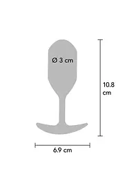 Анальна пробка ToyJoy Weighted Plug, 10.8 см - мініатюра 5